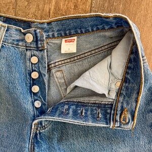 💖 Vintage Levi's 544 Red Tab High-Waist Button-Fly Blue Jeans USA, Size 9